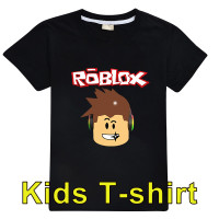 Roblox T Shirt Children Summer Boys Girls Kids Short Sleeve T