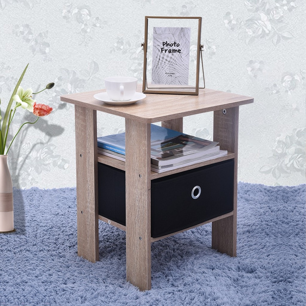 End Table Bedroom Night Stand With Storage Drawer Children S Desk