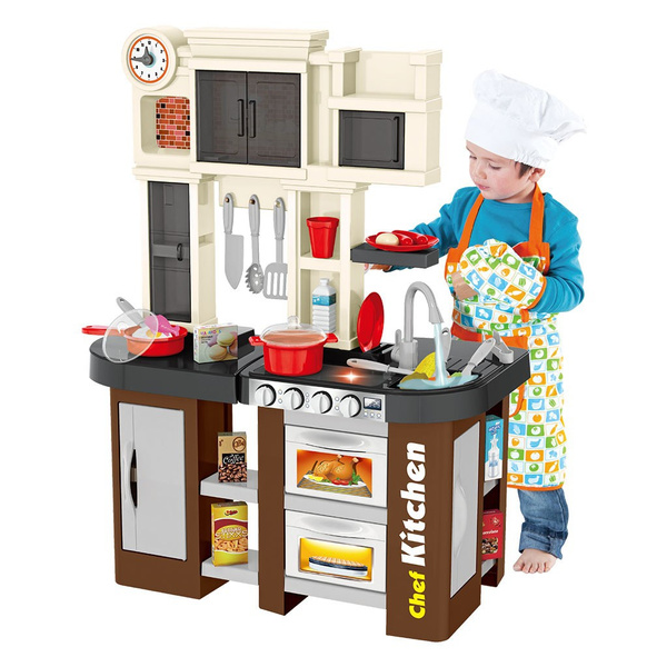 Kitchen Play Set Pretend Bake for Kids Toy Cooking Playset Girls & Boys Xmas 