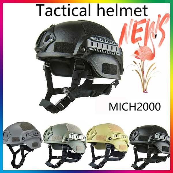 MICH2000 Outdoor Airsoft Military Tactical Combat Riding Hunting Helmet Shooting