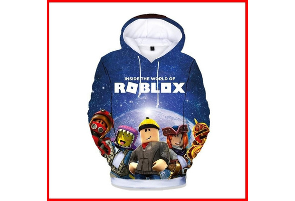 Autumn Fashion New Children S Wear Roblox 3d Color Printing Cool