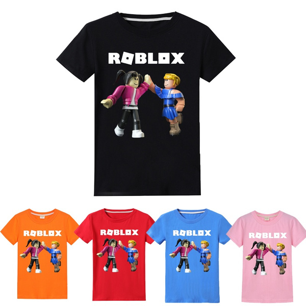 2020 New Roblox Kids T Shirt Cartoon Fashion Boy Clothing Summer Short Sleeve Tee Tops Wish - boy outfits roblox 2020