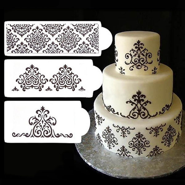 Fondant Mold Cake Lace Border Cake Decorating Tool Cupcake Stencil