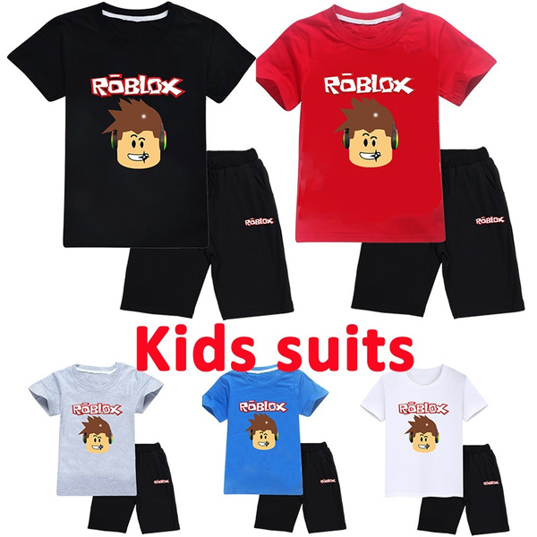 Kids T Shirt Suits Boys And Girls Sport Wear T Shirt And Shorts