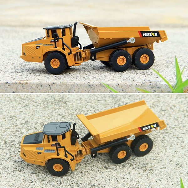 1:50 Scale Dump Truck Alloy Toy Diecast Construction Vehicle Car Lorry Model