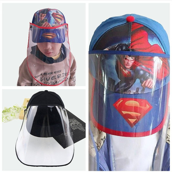 Superman Hat Protect Hats Children Mask Hat Teens Protection