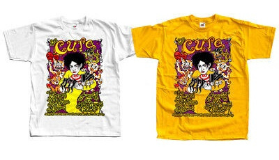 The Cure The Top Robert Smith,album cover T-SHIRT WHITE YELLOW RED BLACK S-5XL