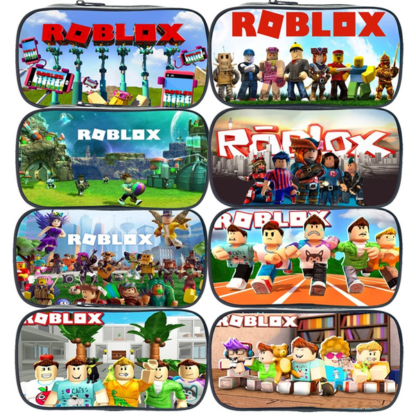 Cute Roblox Pencil Case Children Boys Girls Students Stationery