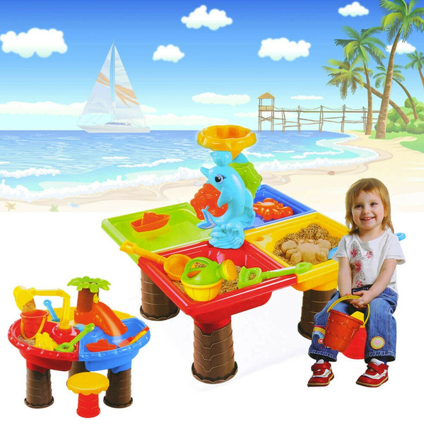 kids sand and water pit