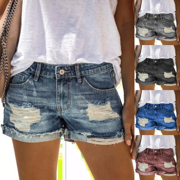 Plus Size Blue Jean Shorts Flash Sales, 58% OFF | andreamotis.com