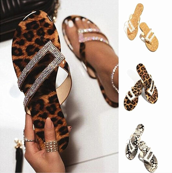 leopard print sandals size 11