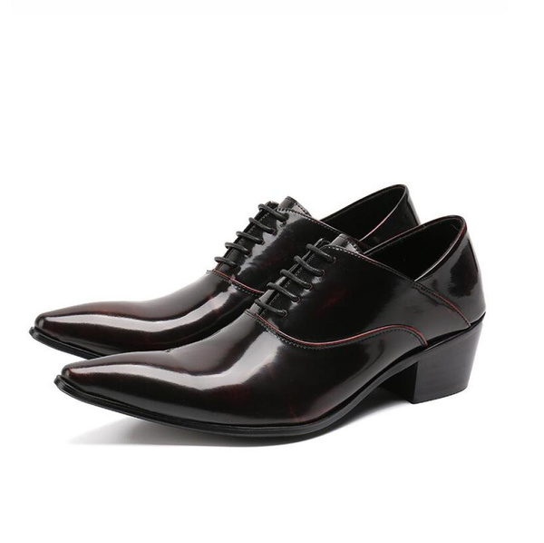 high heels formal shoes for mens