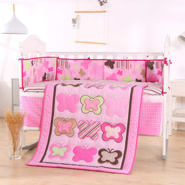 crib comforter set girl