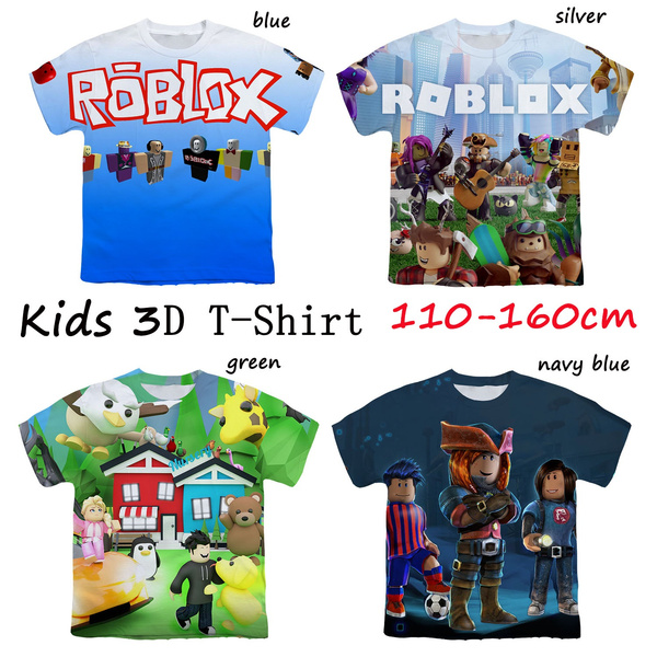 2020 Funny Roblox 3d Printed Kids T Shirt Boys And Girls Fashion