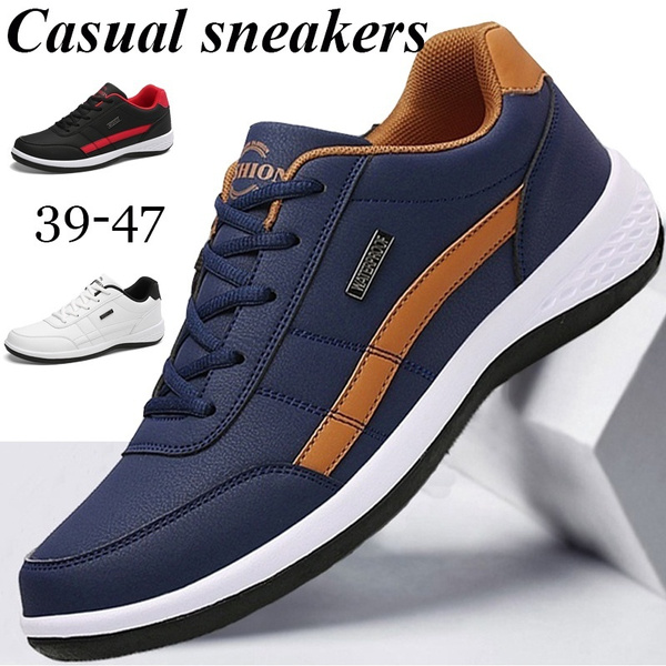 casual leather tennis shoes