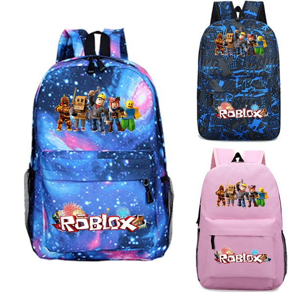 Roblox Galaxy Backpack Children Kids Schoolbag Boys Casual