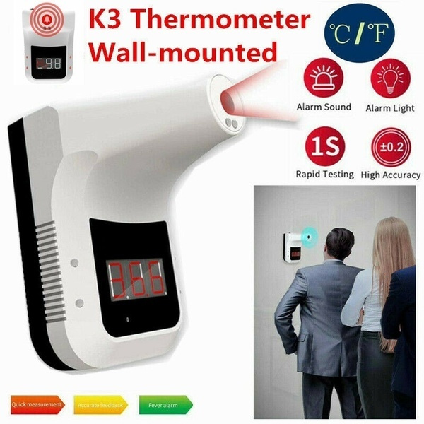 Digital Non-contact Automatic Fever Alarm Thermometer Wall Mounted Thermometer
