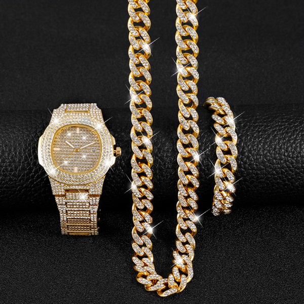 Men's Jewelry Iced Out Flash Sales, UP TO 67% OFF | www 
